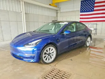 2022 Tesla Model 3 5YJ3E1EA7NF303789 Lot 62050476