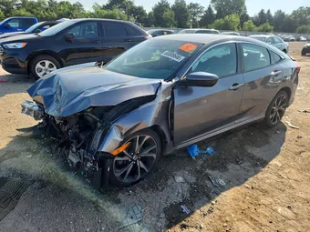 2019 Honda Civic 2HGFC2F8XKH595546 Lot 60008646