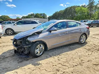2020 Hyundai Elantra KMHD84LF3LU938634 Lot 54921406