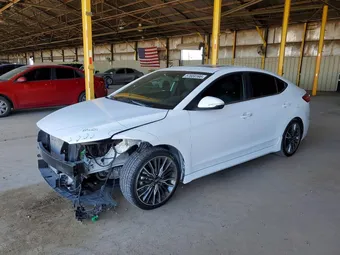 2018 Hyundai Elantra KMHD04LB7JU482011 Lot 57559166