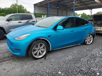 2021 Tesla Model Y 5YJYGDEE0MF151650 Lot 54184556