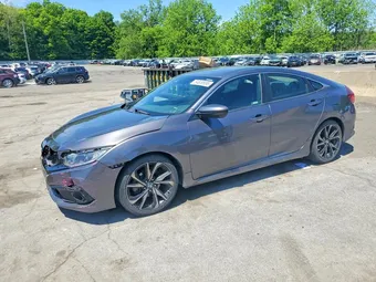 2019 Honda Civic 2HGFC2F89KH596591 Lot 54839996