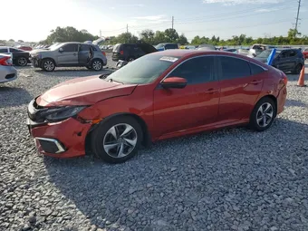 2019 Honda Civic 19XFC2F61KE213543 Lot 60530426