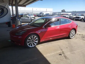 2018 Tesla Model 3 5YJ3E1EB4JF083742 Lot 57090006